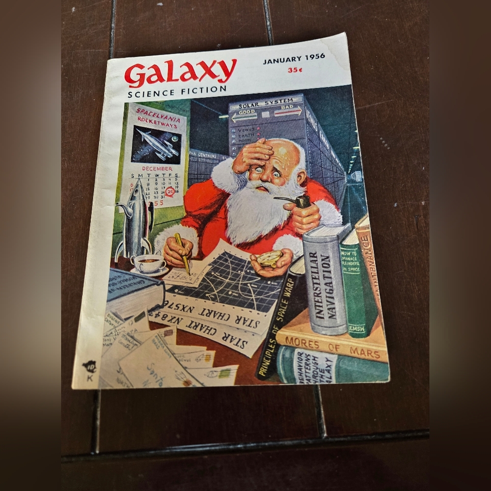 Galaxy Science Fiction Digest Sized Magazine. January 1956